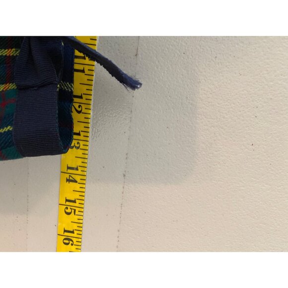 Cullinane Skirt Kilt Womens Green Yellow Tartan Plaid Wool Pleated Size 6 - Picture 8 of 8